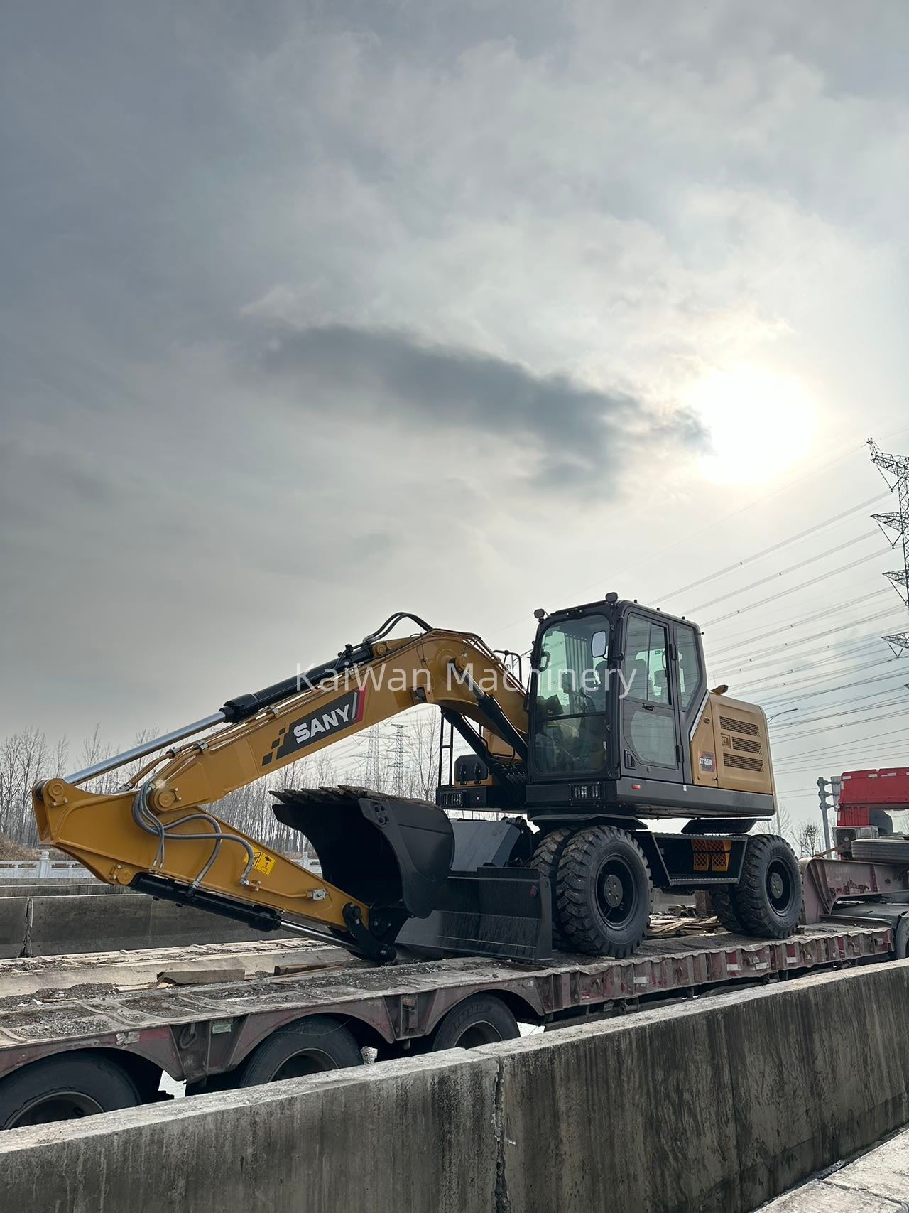 New SANY 155W Excavator